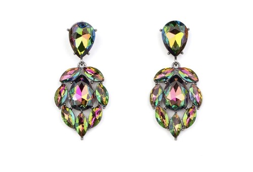 Pendientes Paparazzi Vida de la Fiesta Exclusivos Galactic Go Getter En Gunmetal - Imagen 2 de 5