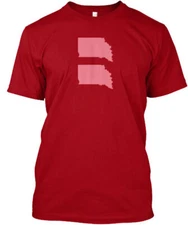 Equal Indiana T-Shirt Made in the USA Size S to 5XL