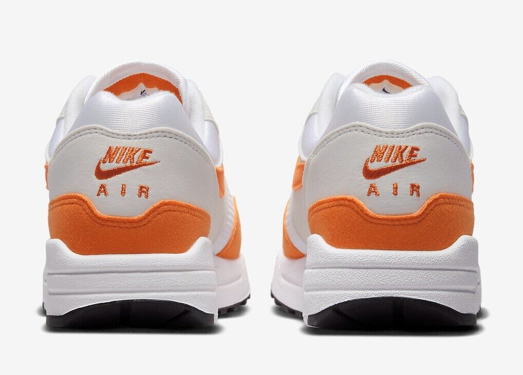 Nike Air Max 1 'Safety Orange' White DZ2628-002 Women's Size Nike Air Max 1 'Safety Orange' White DZ2628-002 Women's Size