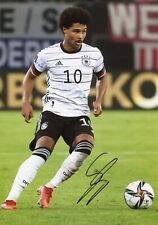 FOOTBALLER Serge Gnabry GERMAN NATIONAL TEAM autograph, In-Person signed photo FOOTBALLER Serge Gnabry GERMAN NATIONAL TEAM autograph, In-Person signed photo