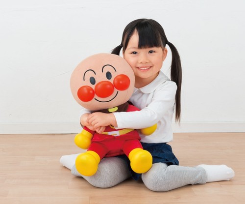 Anpanman! Let Me Sing! The First Chat DX Toy Doll 415mm Anime Plush AGATSUMA