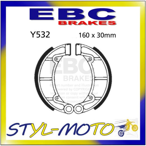 Y532 Rachen Hinten EBC Yamaha YFM 350 Fa Bruin 2004-2006-image