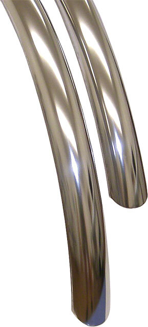 Velo Orange Stainless Steel 700c x 45 Fender Set Stainless Steel (700c x 25-35)