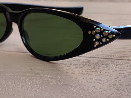 Linda Farrow vintage cat eye sunglasses model Papillon. Stupendous 80s - Picture 6 of 8