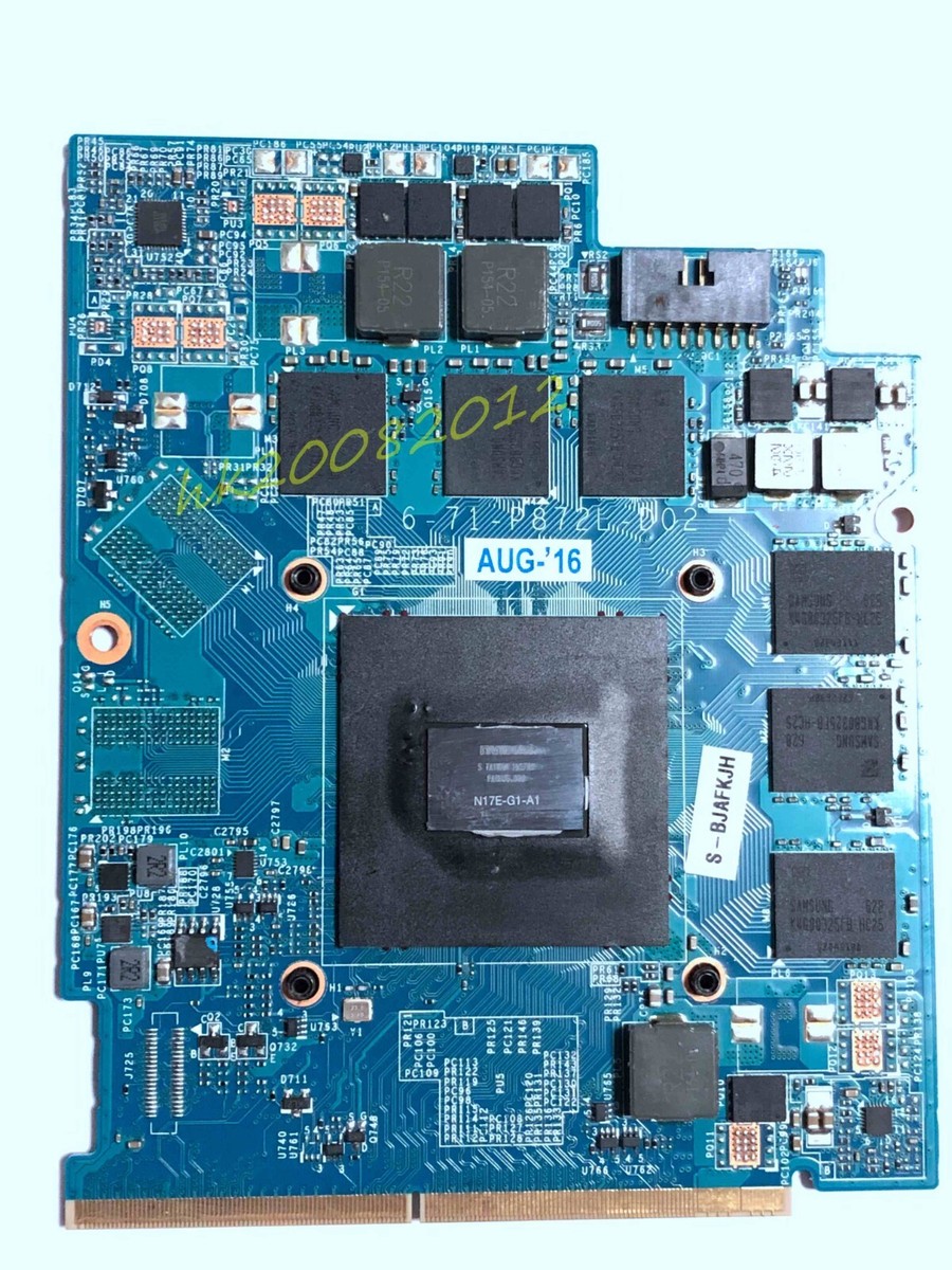 CLEVO NVIDIA GTX 1060 6gb Mobile Video Card Laptop N17e-g1-a1 6-71