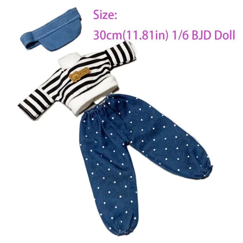 VETEMENTS Bambola fatta a mano 1 6 punti felpa con cappuccio fai da te bambola principessa vestito bambola cotone