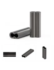 BLUEWING 100pcs Fishing Crimp Brass Double Barrel Crimping Loop Sleeve US Seller