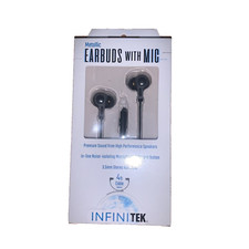 Infinitek Metallic Earphones Earbuds In-Ear W...