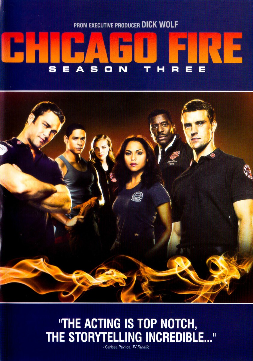 Chicago Fire: Season 3 DVD USA Region 1 (6 Disc) Disc Like