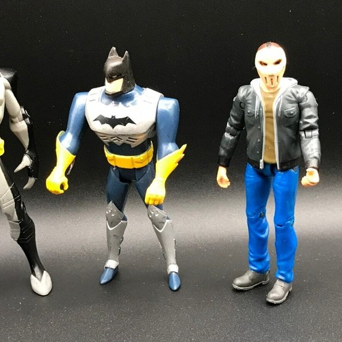 Set of 4 Action Figures Super Hero Spiderman Batman and Villan Hockey Mask Jason - Picture 3 of 12