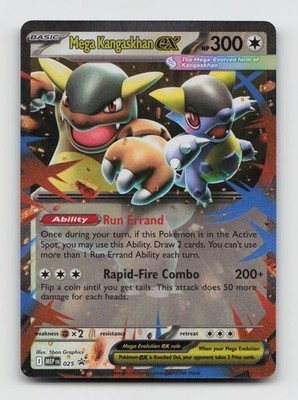 Mega Kangaskhan ex 025 Promo MEP ME: Mega Evolution Promo Holo Pokemon Holo NM/M