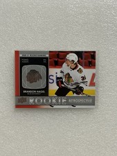 Brandon Hagel Upper Deck Rookie Retrospective card RR-16, 2021 -22 NHL RC. rookie card picture