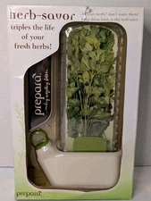 New Prepara Herb Savor Original, Keeps Herbs Fresh 3X Longer! Food Storage 