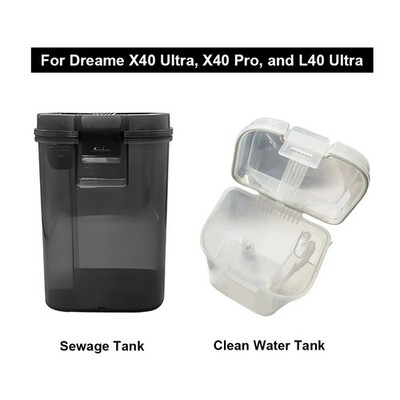 Clean Water Tank Sewage Tank For Dreame X40 Ultra/X40 Pro/L40 Ultra Vacuum AUS