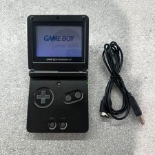 Nintendo Game Boy Advance SP Black Console Charger Tested Working