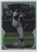 2023 Bowman Draft Chrome Lunar Glow Refractor Isaiah Coupet #BDC-37 j8o