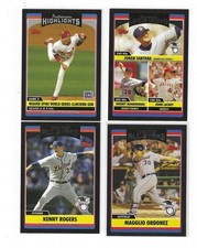 2006 Topps Updates Highlights Black Detroit Tigers pick your card serial #'d /55