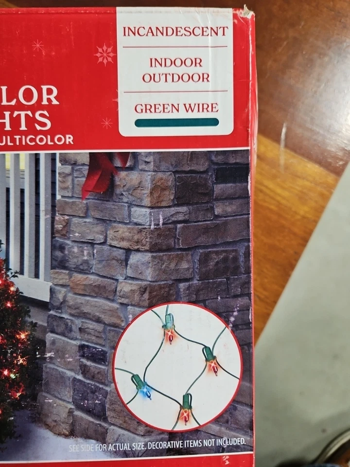 Holiday Time Multicolor Net Lights 150 Count Green Wire 6' X 4’ Bushes - Image 2 of 4