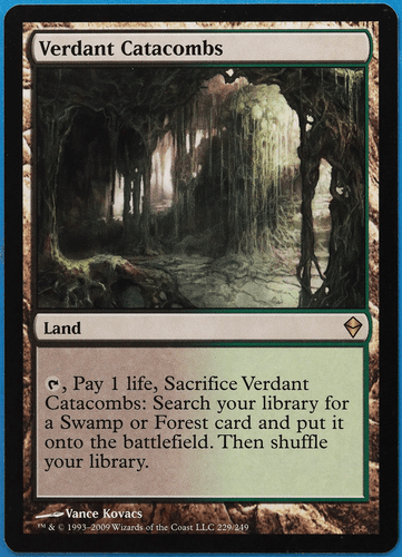 Verdant Catacombs Zendikar NM Land Rare MAGIC MTG CARD (ID# 504351) ABUGames