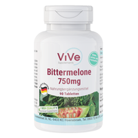 Bittermelone-Extrakt 750 Mg - 90 Tabletten + Chrompicolinat | Vive Supplements