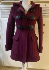 ORIGINAL BURBERRY BRIT DUFFLECOAT 34 XS JACKE MANTEL DAMEN SEHR EDEL TOP