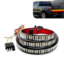 Tailgate Light Bar, 60" Three-row LED Waterproof Turn Signal Driving Light