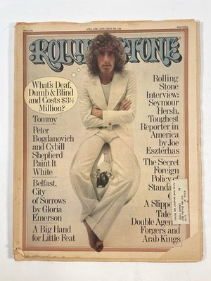 Rolling Stone April 10, 1975 #184 Roger Daltry, The Who, Tommy