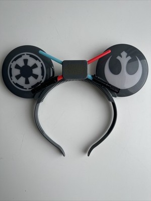 Disney Parks STAR WARS Light Up Mickey Mouse Ears Headband  display picture 1