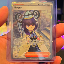 Pokémon TCG Pitch Black Gwynn 109/084 Holo Full Art Trainer Supporter
