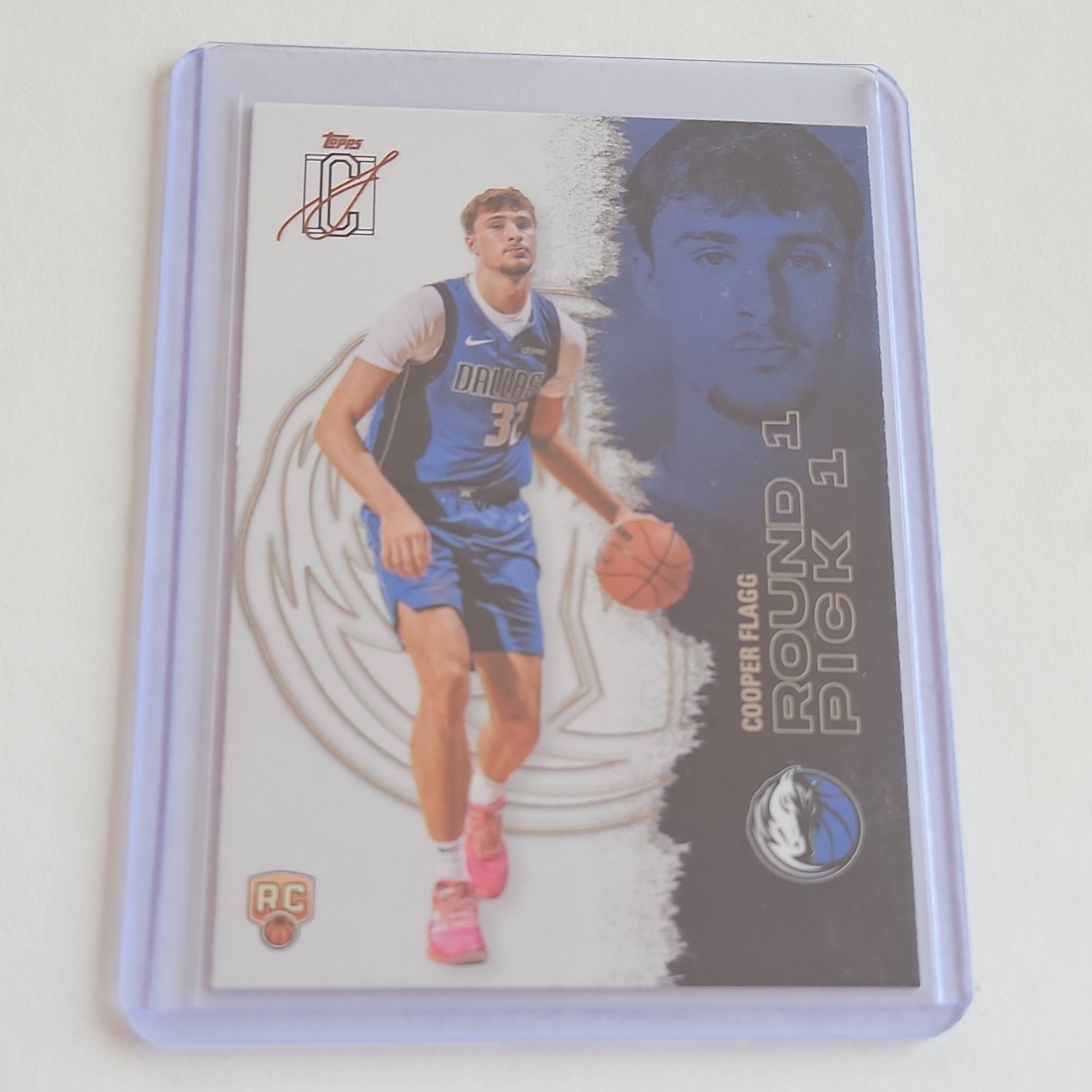 Topps 2025-26 Signature Class Cooper Flagg Mavericks #101 Round 1 Pick 1 RC