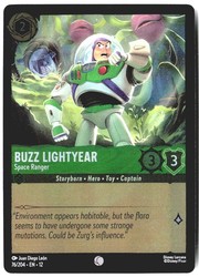Buzz Lightyear - Space Ranger Cold Foil Wilds Unknown #76/204