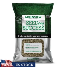 Biodegradable Seeding Mulch W/ Starter Fertilizer Grass Seed Germination New