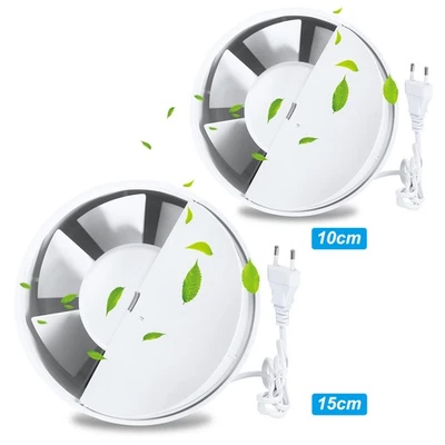 MARKENLOS Rohrventilator Ø100/150mm Rohrlüfter Wand Abluftventilator Lüfter Abluft Leise