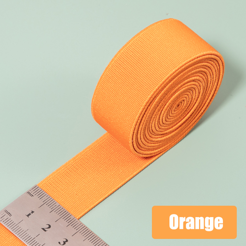 Starker Flach 2,5cm Starkes Elasticband hochdehnbar flach farbig Gummiband - Picture 19 of 34