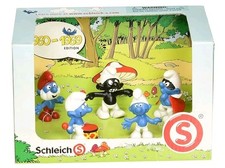 PUFFI SMURF BOX N. 41255 PLAYSET ANNI '60 DECADE 1960 - 1969 ORIGINALE SCHLEICH 