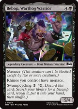 2026 Magic: The Gathering: TMT - Bebop Warthog Warrior (#59, Foil, C, Near Mint)