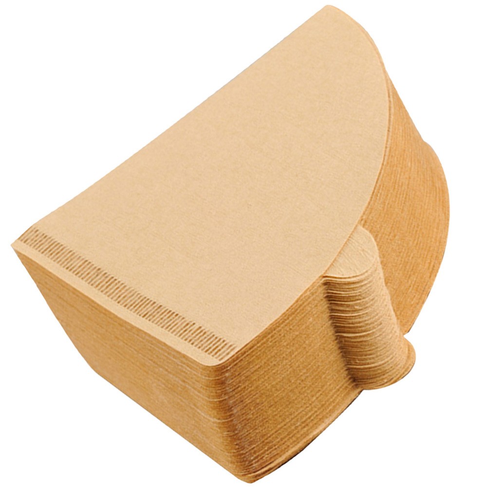 100 Pcs Disposable Coffee Filter Paper Espresso for Cone Filters