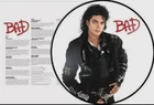 Michael Jackson Bad LP Album vinyl record 2022 limited picture disc reissue