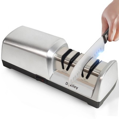 Electric Knife Sharpener for Kitchen   Professional 2-Stage 100% Diamond Syst...