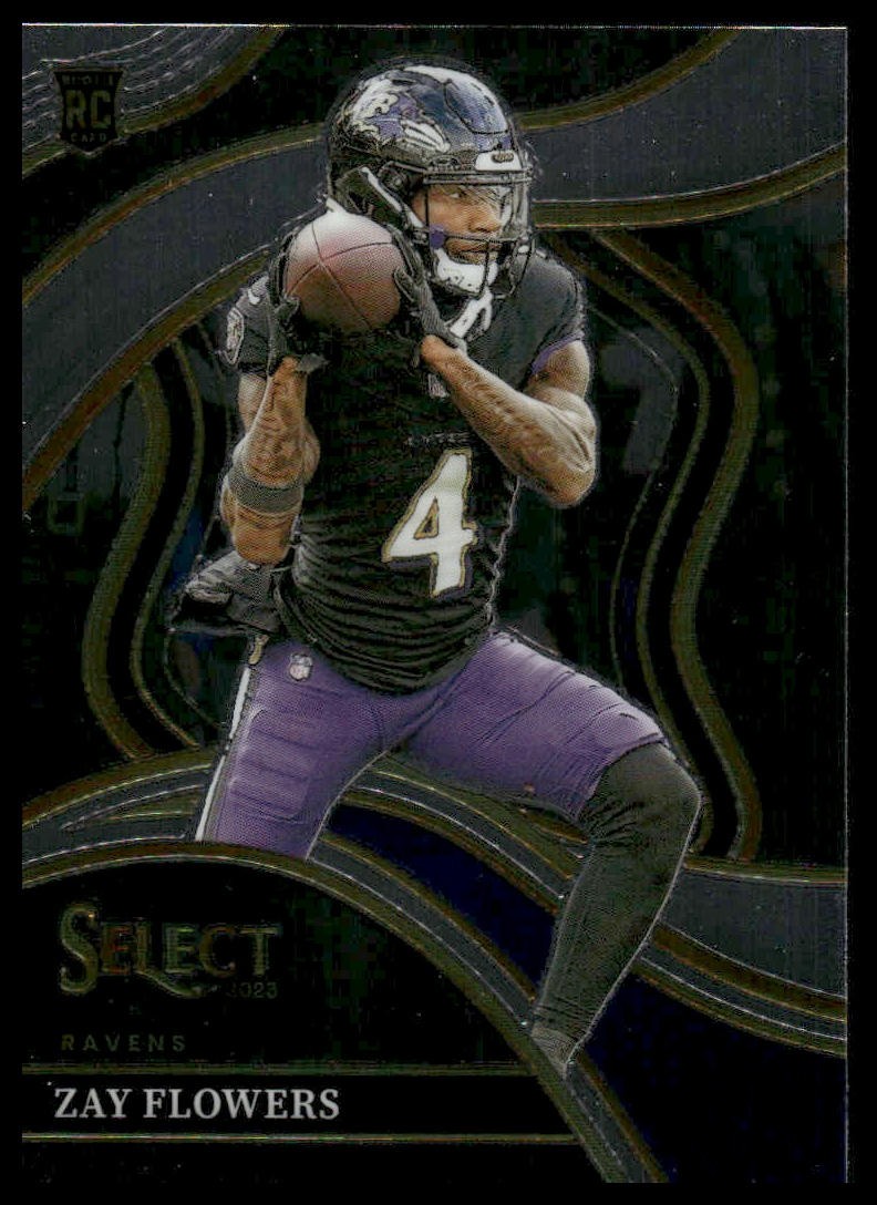 2023 Panini Select #201 Zay Flowers RC Rookie Baltimore Ravens