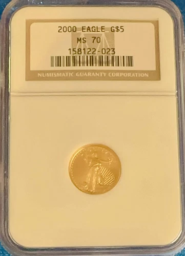 2000 American Gold Eagle G$5  NGC MS 70 | Uncirculated 1/10 oz