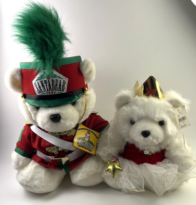 1997 Dayton Hudson Nutcracker SantaBear AND Sugar Plum Fairy Santabear!