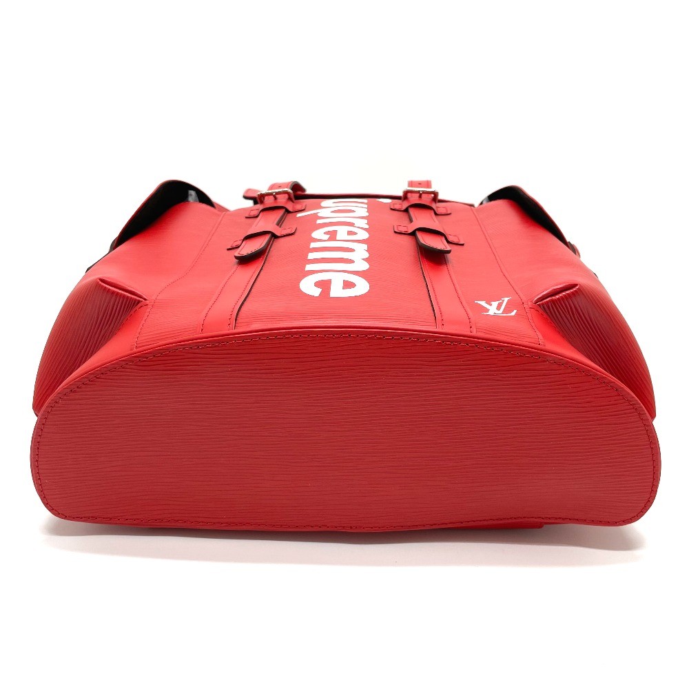 UNUSED LOUIS VUITTON x SUPREME M53414 Epi Christopher PM Backpack