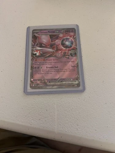 Team Rocket's Mewtwo Ex Play Pokemon Prize Pack Series 8