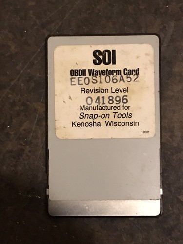 Snap-on Eeos106a-52 OBDII Waveform