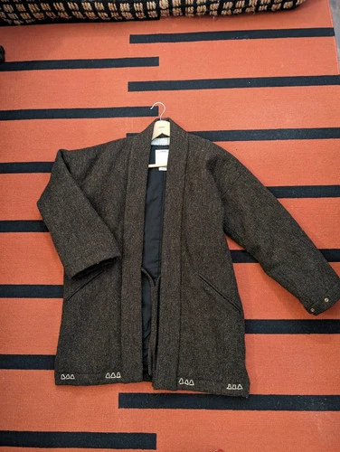 Visvim x Harris Tweed AW16 Dotera Wool Sanjuro Coat size 2 JPN - product listing photo
