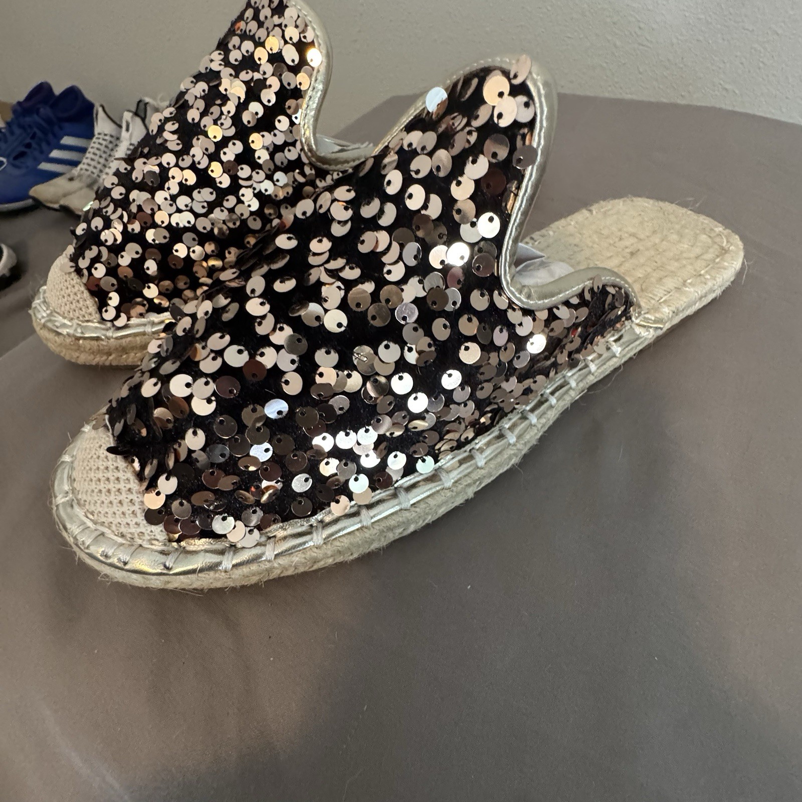 PANTOFOLA D’ORO Sandali stile mulo paillettes colori oro rame