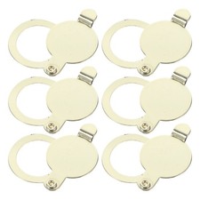 6Pcs Multi Color Copper Door Viewer Privacy Covers Durable Home Security