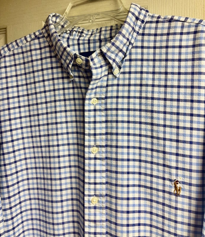 Men's 2XLT POLO RALPH LAUREN RL Classic Collection Long Sleeved Dress Shirt