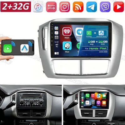 9'' For Honda Pilot 2006-2008 Carplay Android 15 Car Stereo Radio GPS Navi WIFI